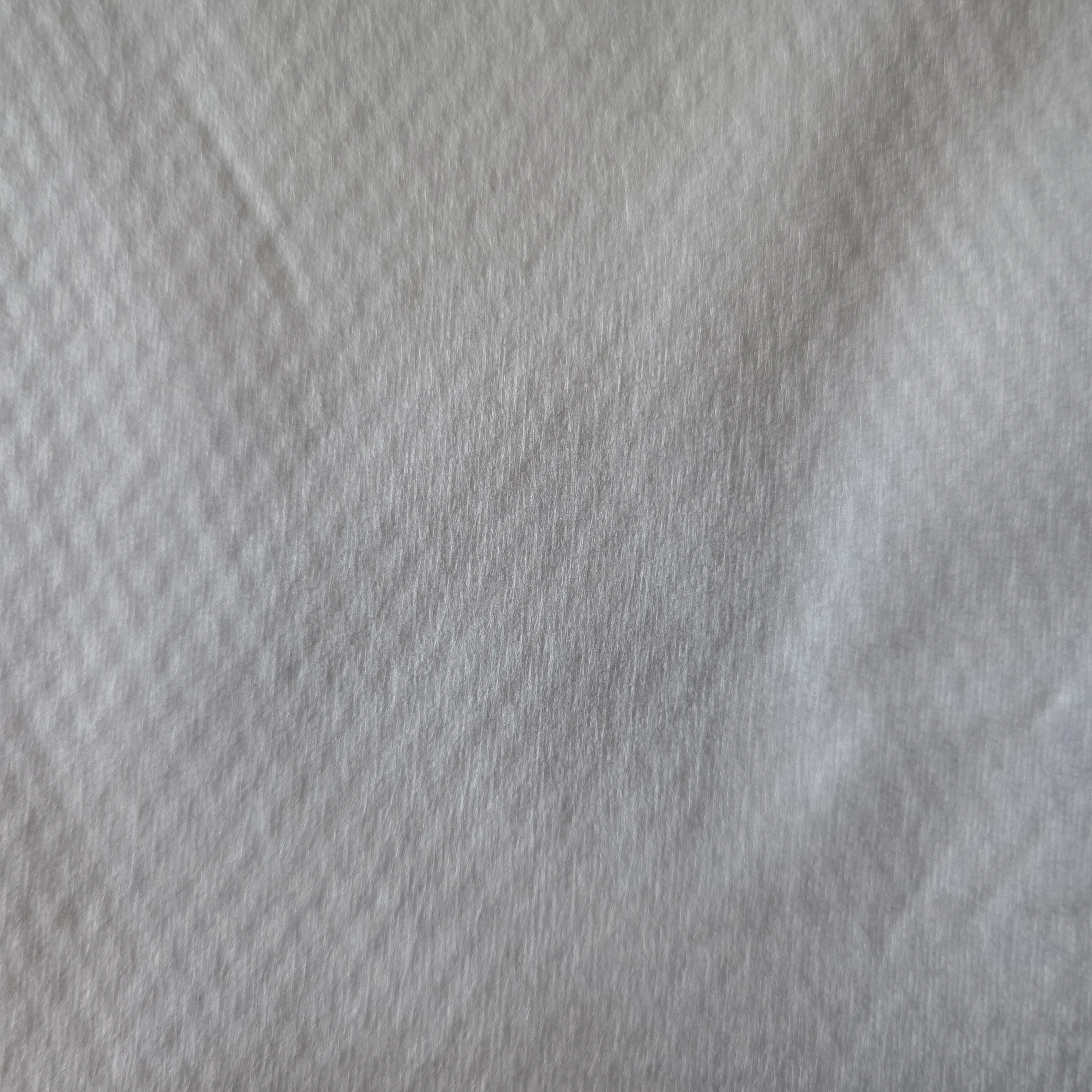 100% Viscose Rayon  Non Woven Fabric Embossed Pattern White Color Semi Cross EF Spunlace Nonwoven Fabric