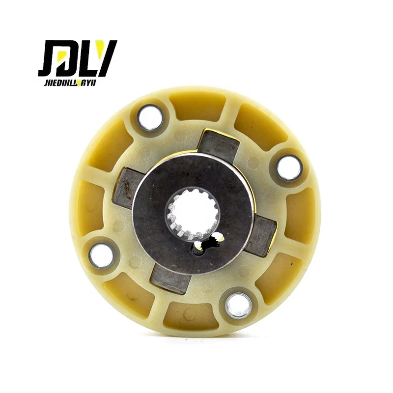 Excavator parts Shaft Connecting Coupling Spline Gear Shaft OD 200mm 4Holes ZE230