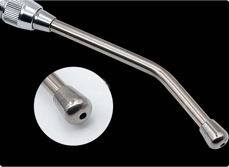 30ml Animal Medicine Feeding Gun Syringe Veterinary Automatic Continuous Metal Drench Gun