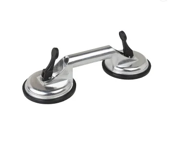 glass holder movable suction cups double claws rubber plate manual vacuum glass sucker