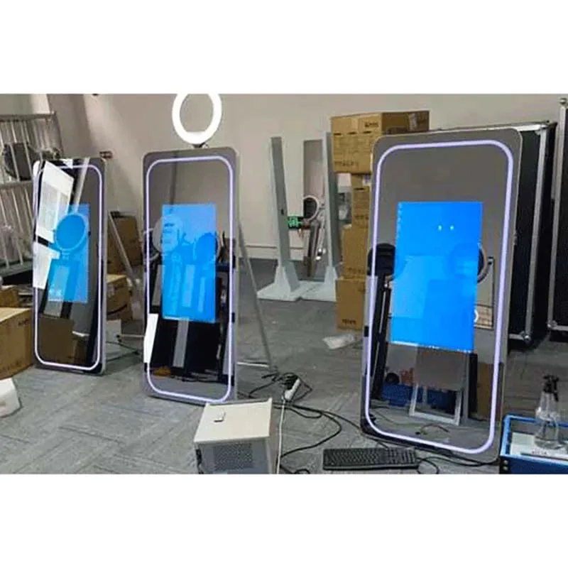 DHL Fast Shipping 48H Inclusive Selfie Video Magic Mirror Photo Booth Frames iPad & Camera Compatible Free Accessories on Sale