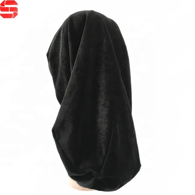 Wholesale Custom Long Best Satin Bonnet Velvet bonnets with logo