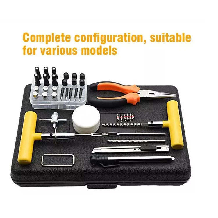 Cheap  factory price Hot-selling High Quality 100pcs Tyre Repair Kit Universal Tyre Repair Tool