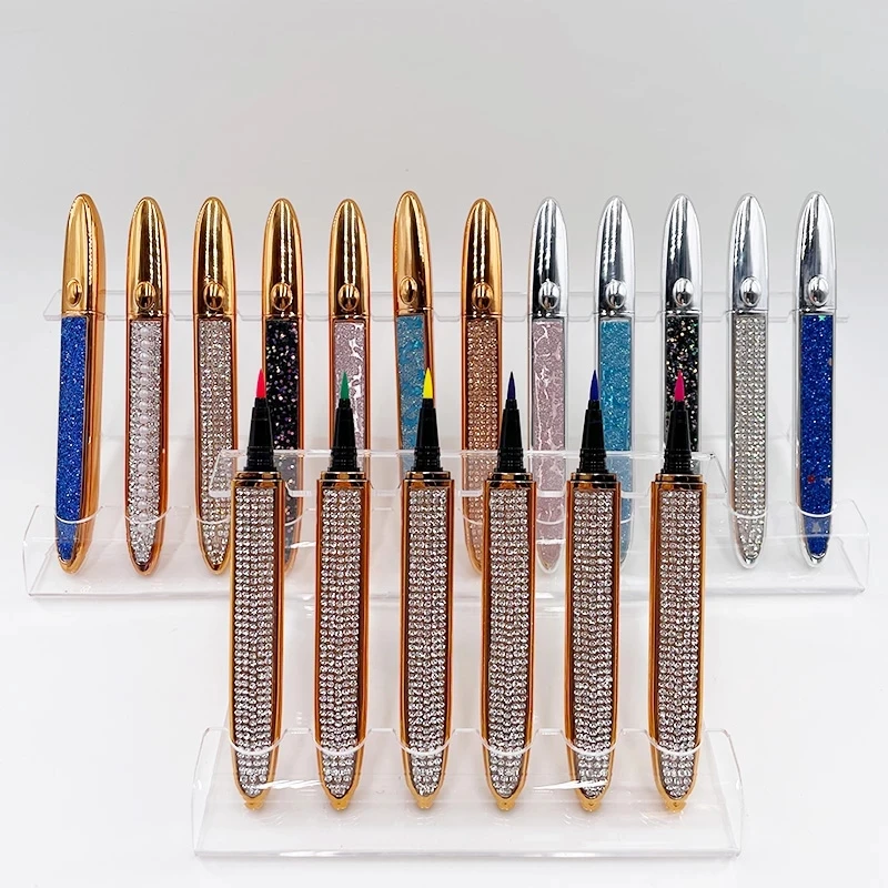 Liquid Mineral Line Eyeline Lashes Lash Gule Free Glue Vegan Waterproof Adhesive Magic Eyeliner Pen Lash Glue