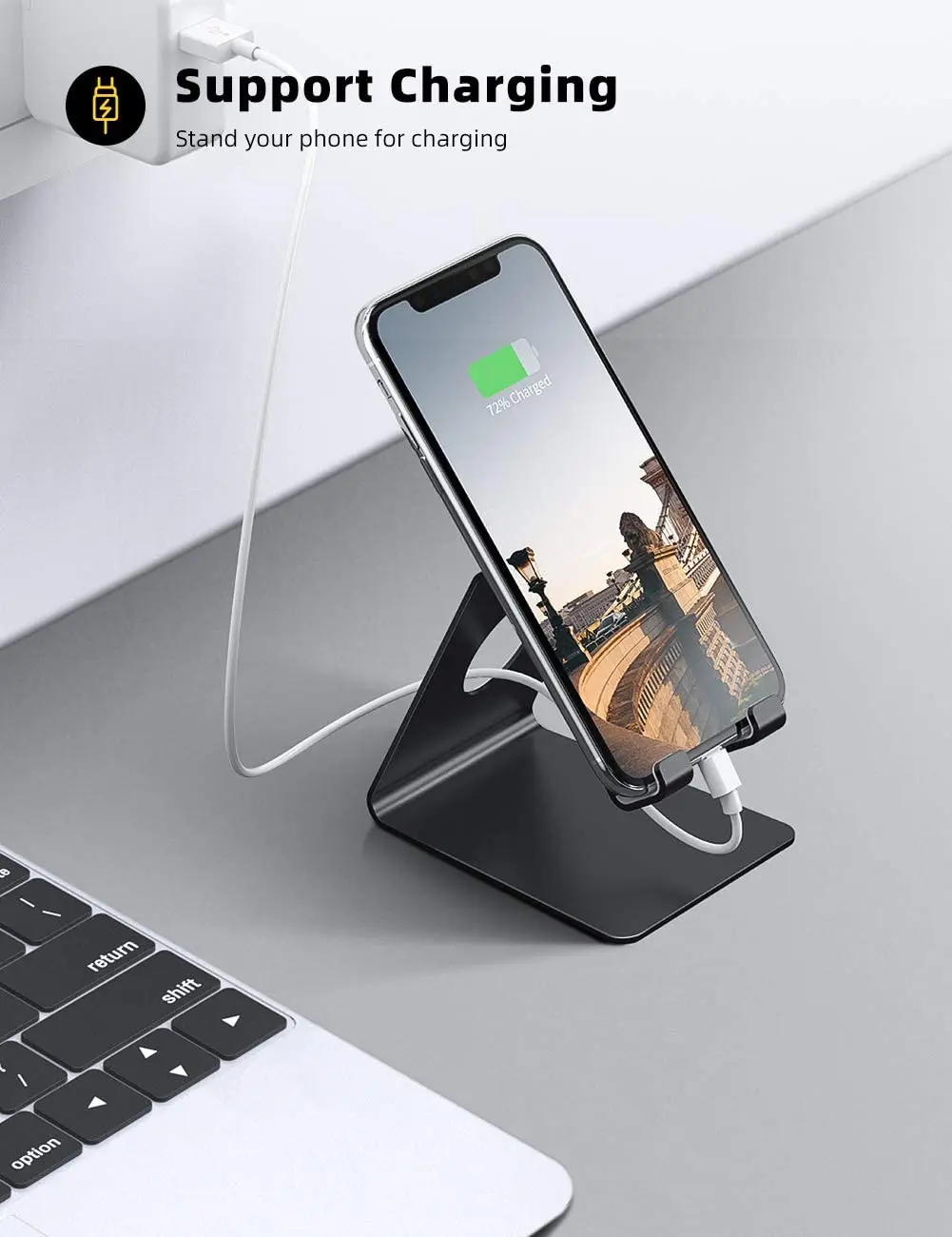 Cell Phone Stand Phone Dock Cradle Holder Stand for Office Desk