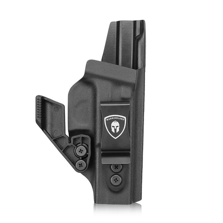 WARRIORLAND 1.5mm IWB  Kydex Holster with Metal Clip and Plastic Holster Claw