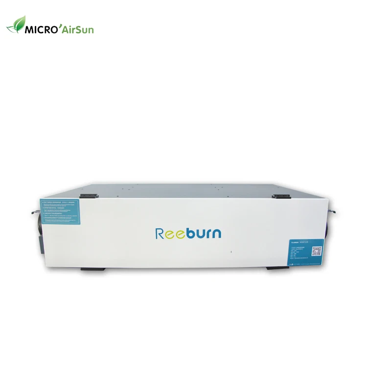 ERV energy recovery ventilation unit air recuperate exchange system residential and commercial applying