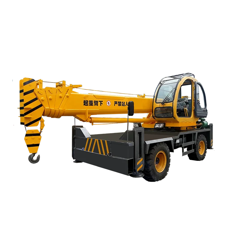 2024 OEM brand 8 Ton Off road tyre Mini Rough Terrain Crane for sale