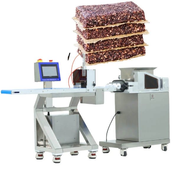 Energy bar extruder making machine