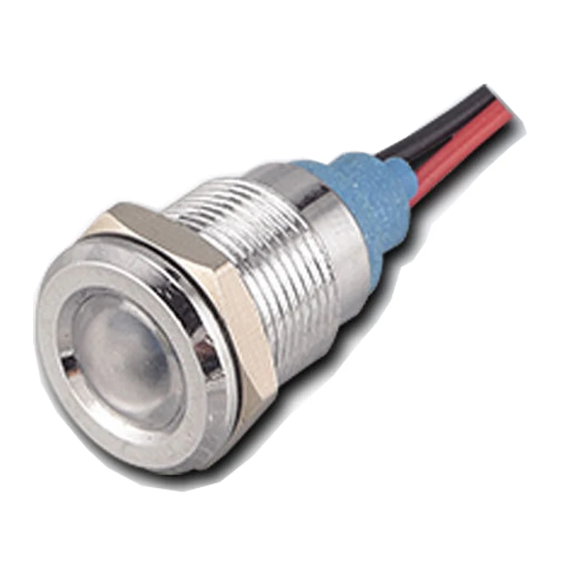 Professional metal Indicator Light For Oven Parts 12v 24v 220v red green yellow clear