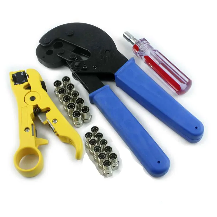 High quality CATV Crimping Pliers Tools for BNC RCA F connector RG59 RG6 RG11