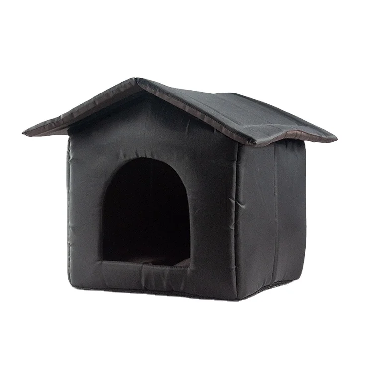 Geerduo Winter Outdoor Cat Dog Waterproof House Collapsible Feral Cat Shelter Pet Tent Nest for Indoor Outdoor Stray Animals