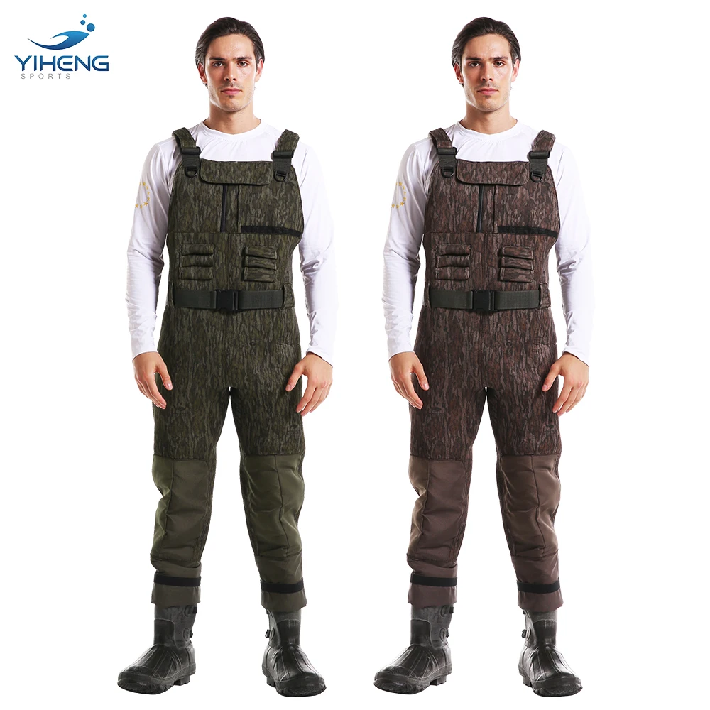 YIHENG OEM Professional Waterproof Keeping Warm Neoprene Fishing Suits Fishing Waders