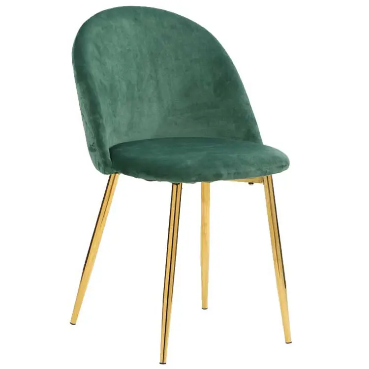 Free Sample Green Modern Wholesale Elegant Luxury Gold Ghost Celadon Italian Antique Greer Comercial Velvet Dining Chair