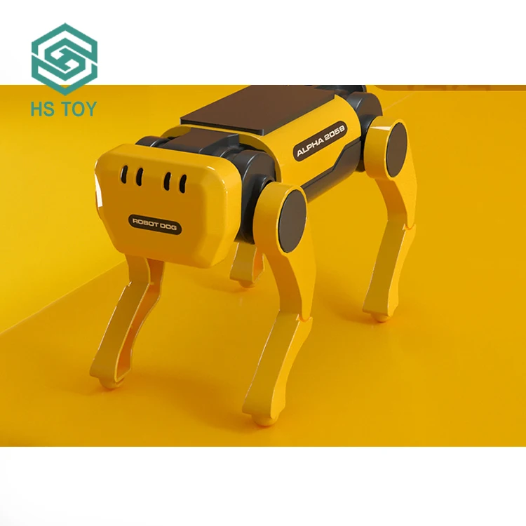HS DIY ходячий робот игрушка электрическая Механическая Собака сборка энергетических планет солнечная система игрушки для детей на