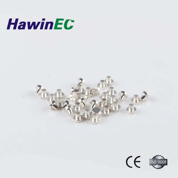 Made in China silver contact rivet for Relay,Wall Switch, AC contactors
