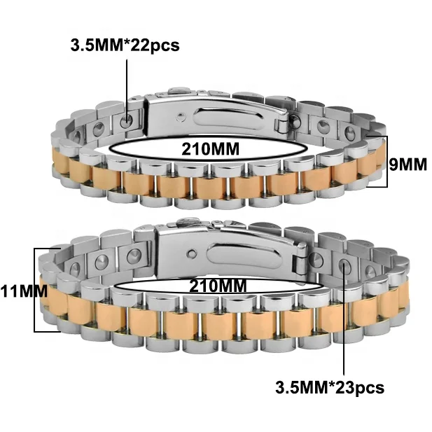 HOT 99.999% Germanium Bracelet Stainless Steel Bracelet/ Bangle for Men Women