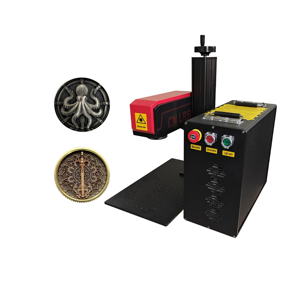 2D PRO easily-calibrated fiber laser engraving and marking machine for metal