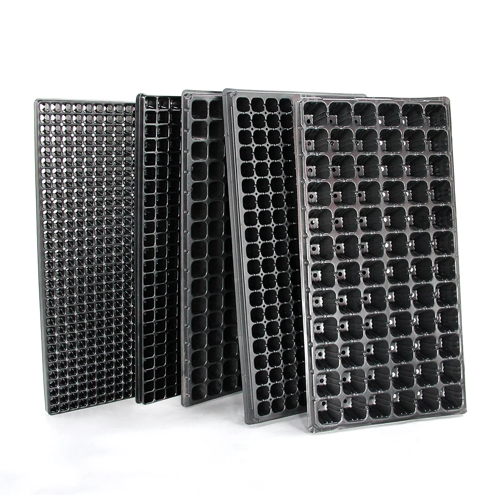 72 Holes Cells Hydroponic Tray Seed Germination Growth Plastic Seedling Tray Planting Germination Tray