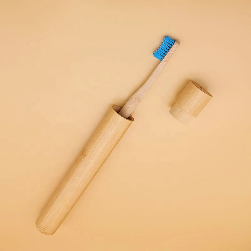 
Family 4 pack 100% organic custom engraving logo toothbrush bamboo 