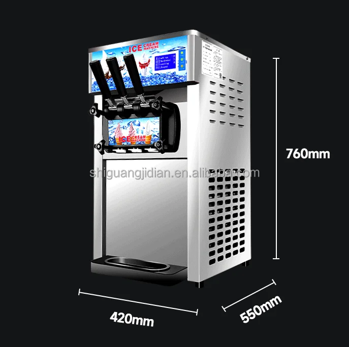 High Quality Automatic Sundae Ice Cream Machine and Tiramisu Ice Cream Blending Machine and Ice Maker Milk Shake Machine