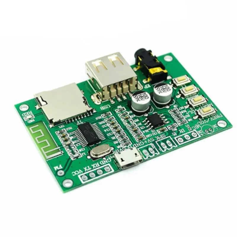 BT201 Dual Mode 5.0 BT Lossless Audio Power Amplifier Board Module Tf Card U Disk Ble Spp Serial Port Transparent Trans