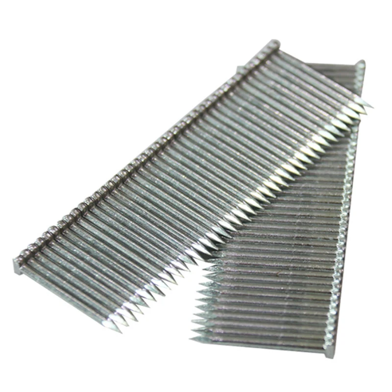 Manufacturer direct construction of high carbon steel pneumatic steel row nails (ST18, ST25, ST32, ST38, ST45, ST50, ST57, ST64)