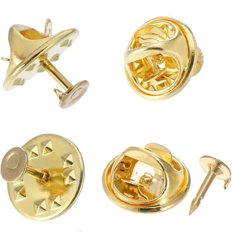 
Wholesale Metal Golden Butterfly Clutch Pins Back 