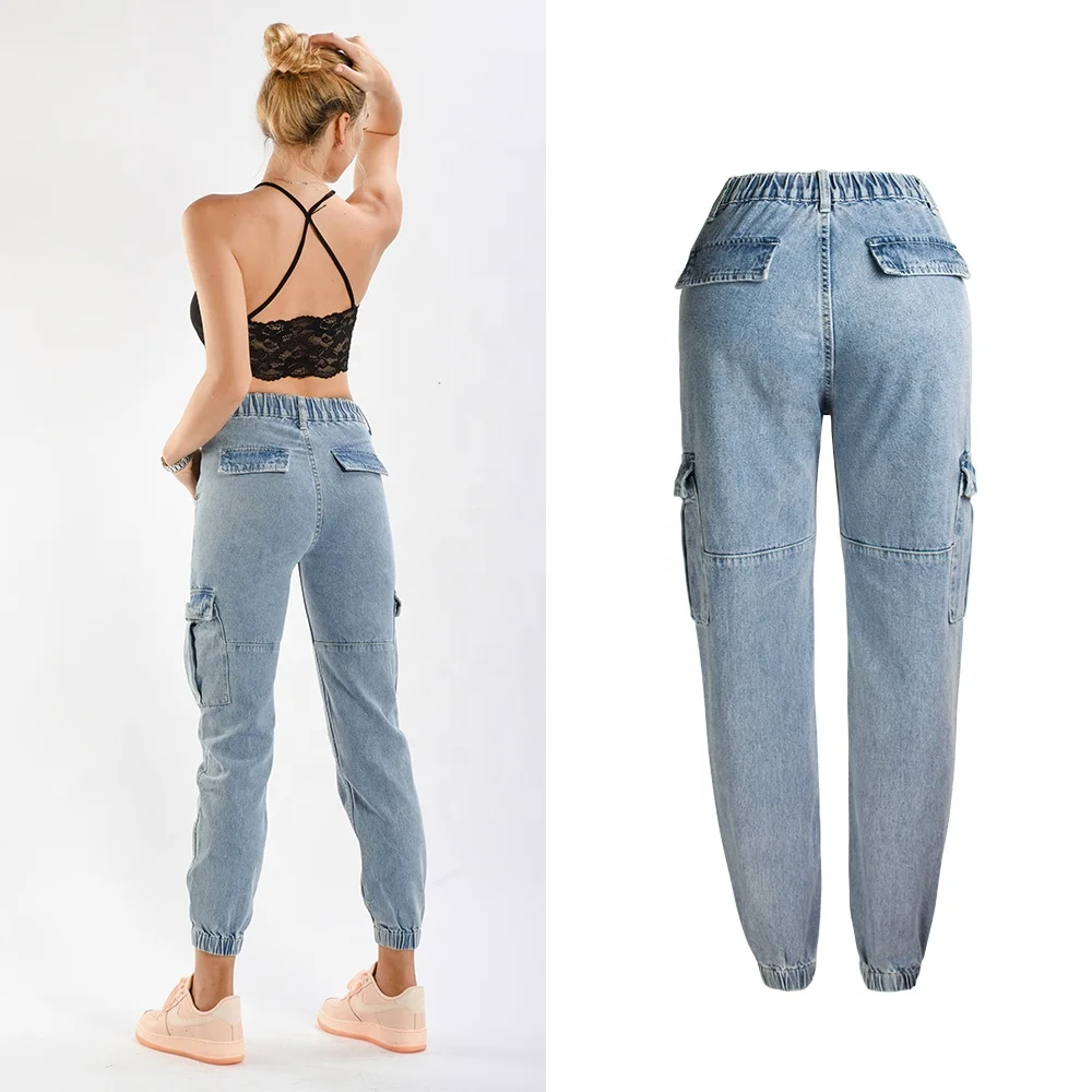 
China wholesale boyfriend jeans Women Street wear Hip Hop Baggy Jeans 