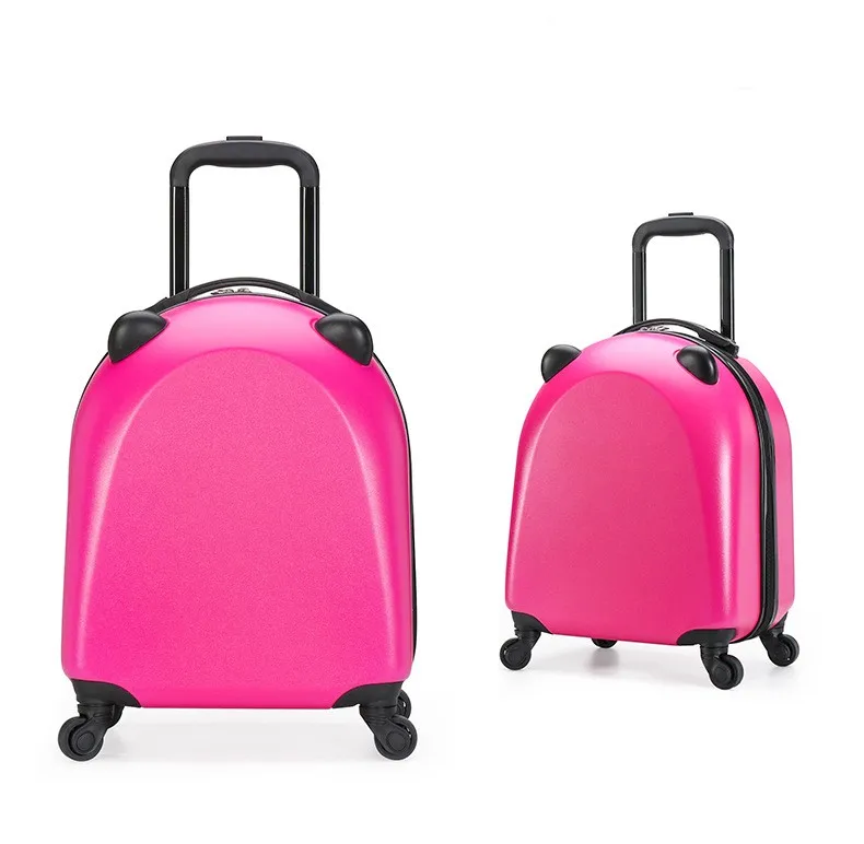 Waterproof Children School Bag Cute 18 Inch Luggage Case Custom Logo Trolley Suitcase with Wheels Cartoon Travel for Kids