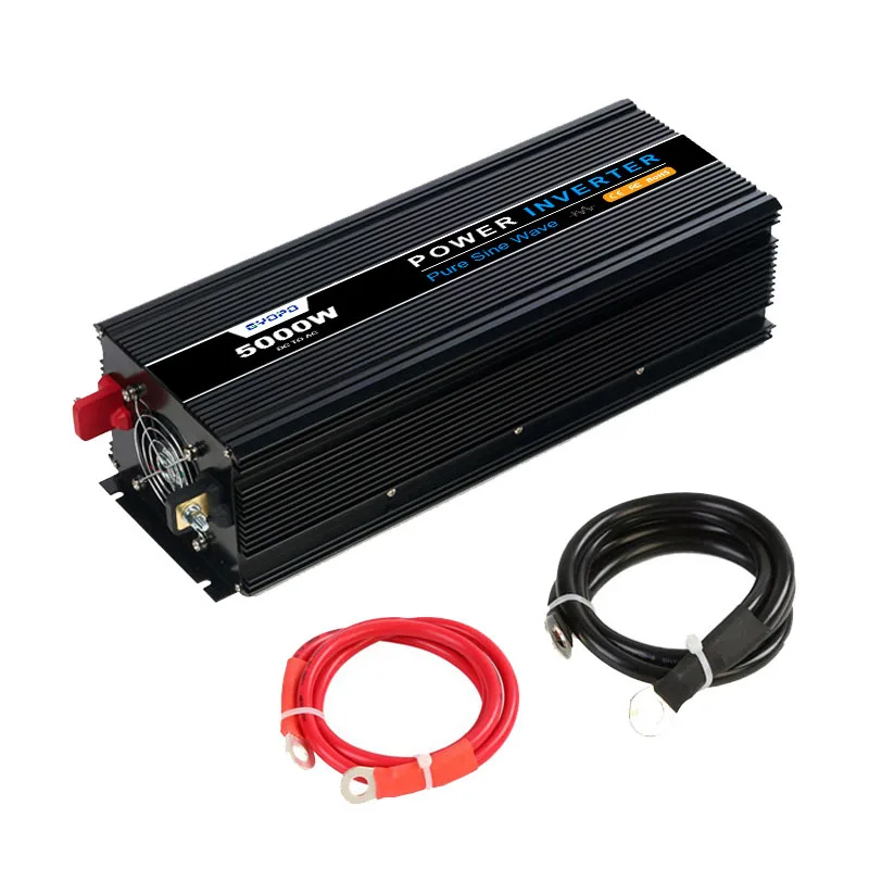 Инвертор немодулированного синусоидального сигнала GYOPO, 24 В, 48 В до 220 В постоянного тока в переменный ток, инвертор мощности 10000 Вт для домашнего использования