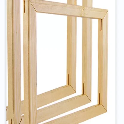 Оптовая продажа самоклеящиеся деревянные растяжки картина деревянная рама для полос растяжка галереи