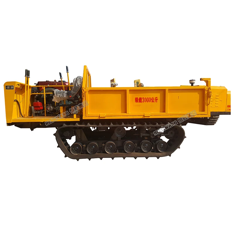 
Factory price 33 KW crawler transport vehicle with agriculture rubber track 