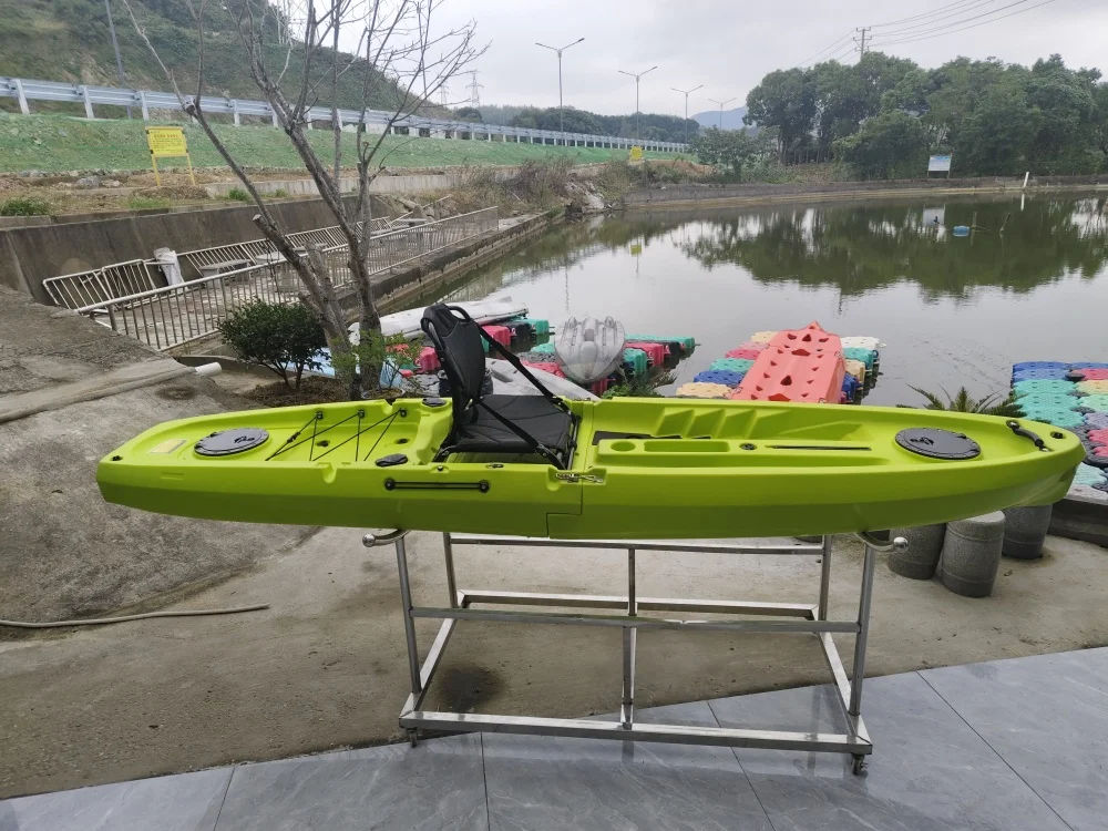 New Arrival Modular Mayak 3.3m 2 Section Detachable Sit On Top Kayak Hard Plastic Single Fishing Kayak One Seat