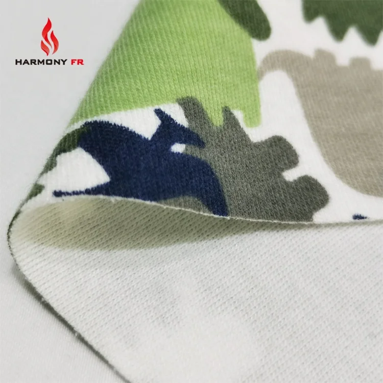 
Custom Printing Inherent FR Fire Resistant Fabric For Children Clothing 