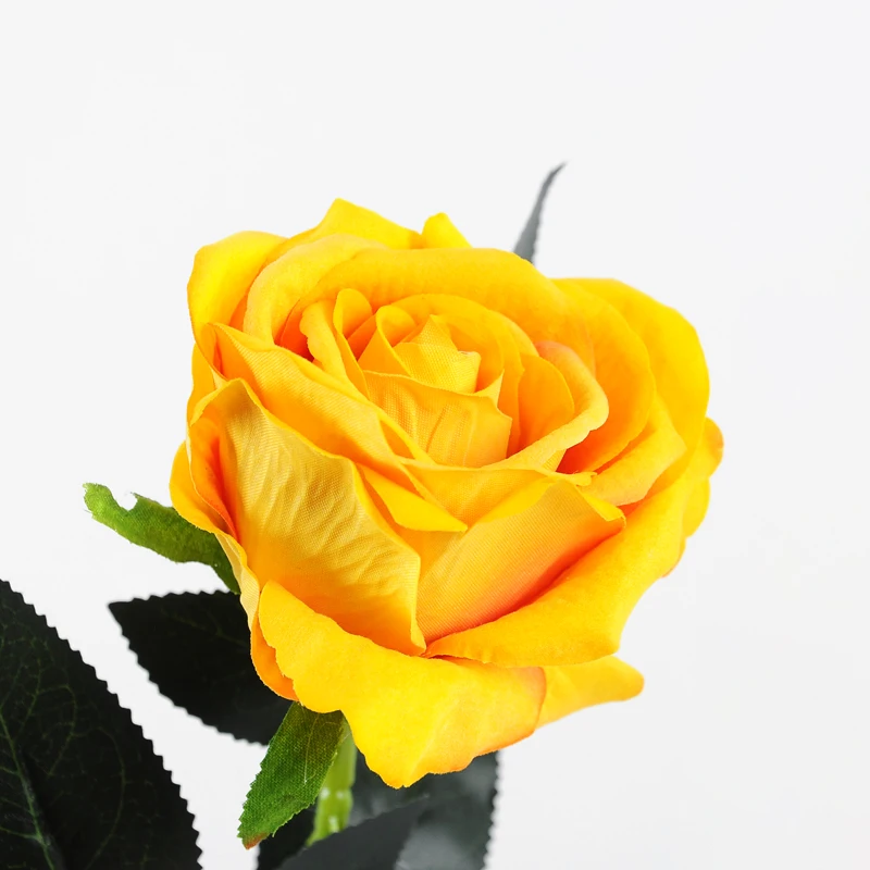 
Artificial rose Silk Flowers Long Stem 75CM fake Single rose for Home Wedding party Store Decoration 