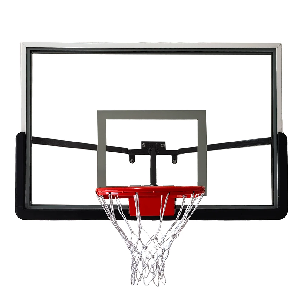 Indoor and Outdoor Wall Mounted Height Adjustable Basketball Hoop