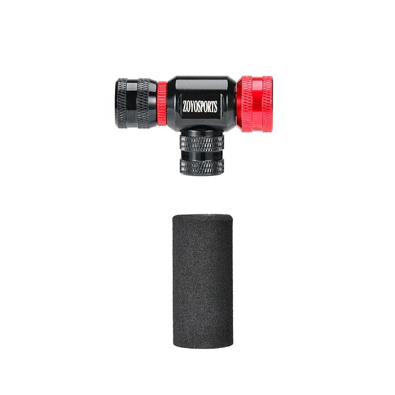 Portable Bicycle CO2 Pump High Pressure CO2 Cartridge Adapter Mount  FV AV Compatible Schrader Presta Valve Bicycle Accessories