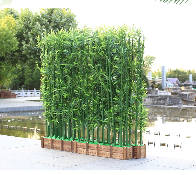 Оптовая продажа, китайское наружное и внутреннее украшение на удачу, искусственное бамбуковое дерево, искусственное бамбуковое дерево на продажу