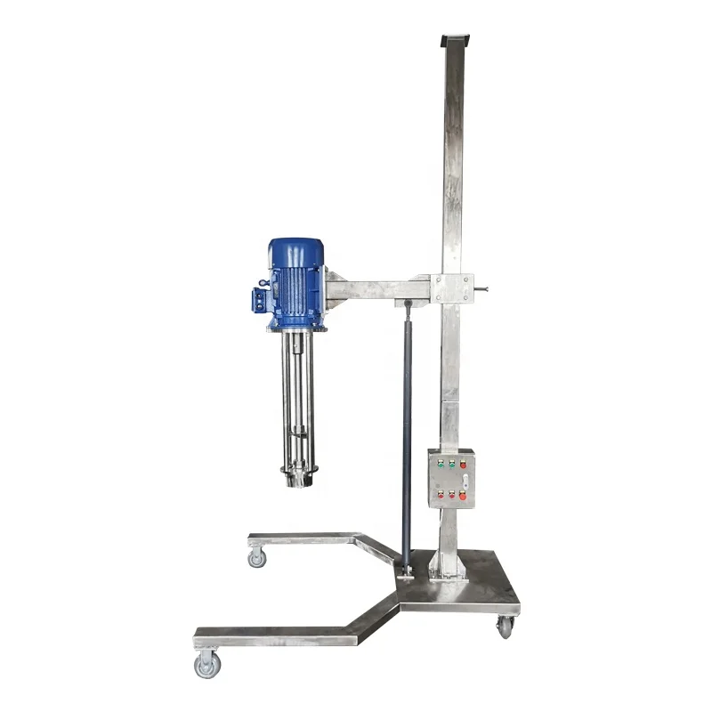 Высокоскоростной смеситель гомогенизатора эмульгатора сдвига с электрическим гидравлическим подъемом