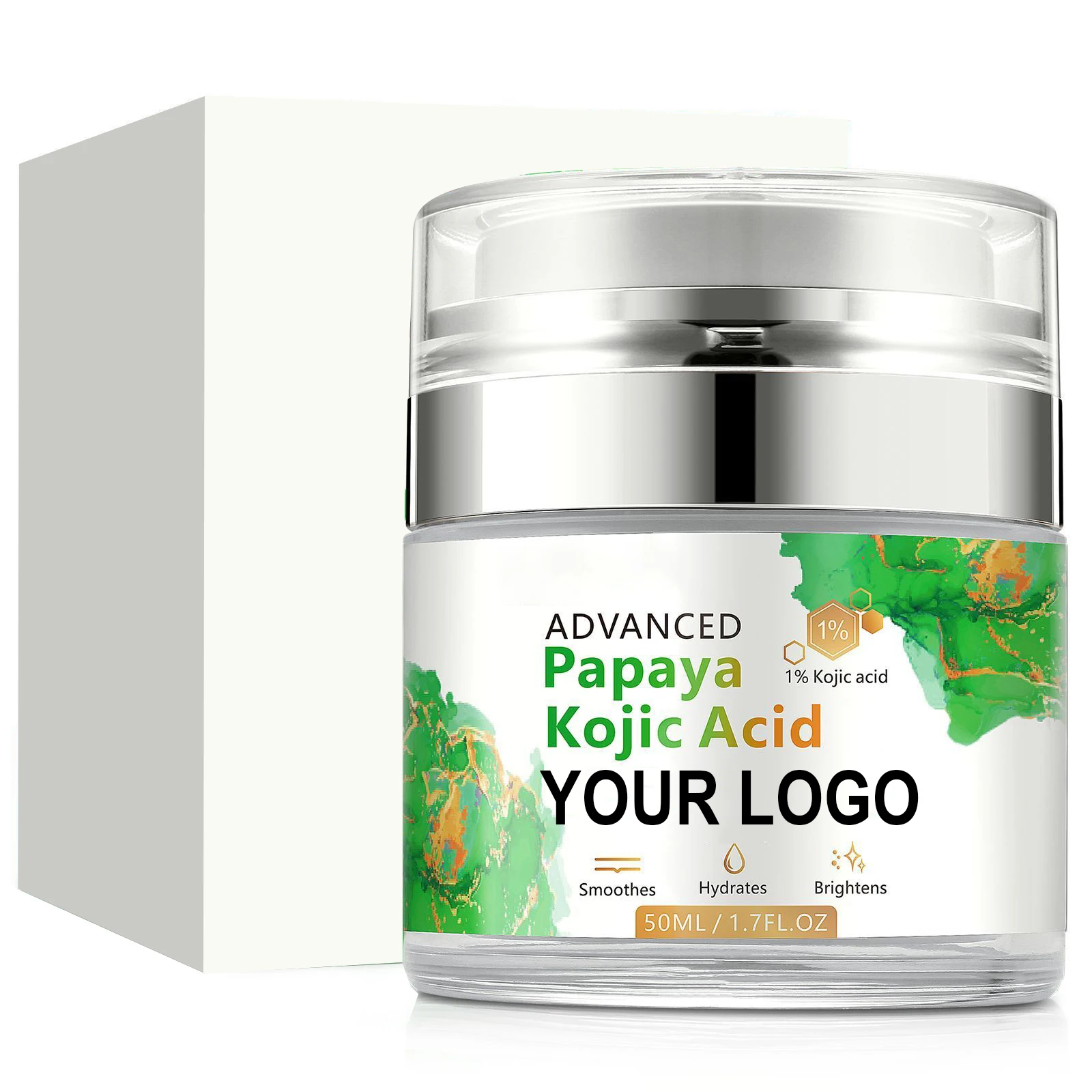 factory OEM Private label skin dark spot snow white moisturising anti aging Kojic acid whitening face cream for dark spots cream