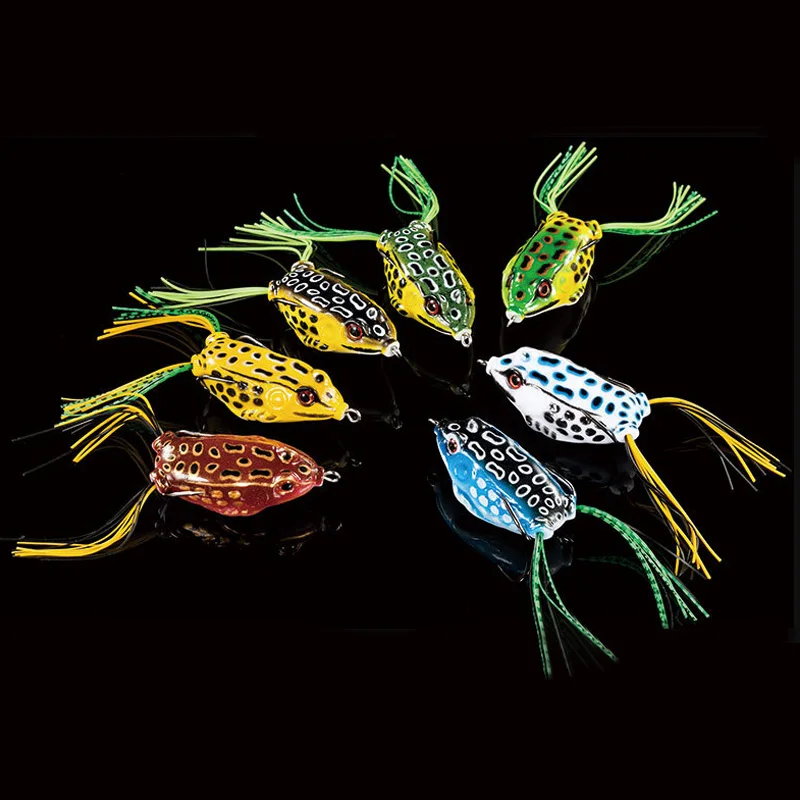 Free Sample wholesale Soft bait Fishing Frog Lure soft frog bait fishing lure