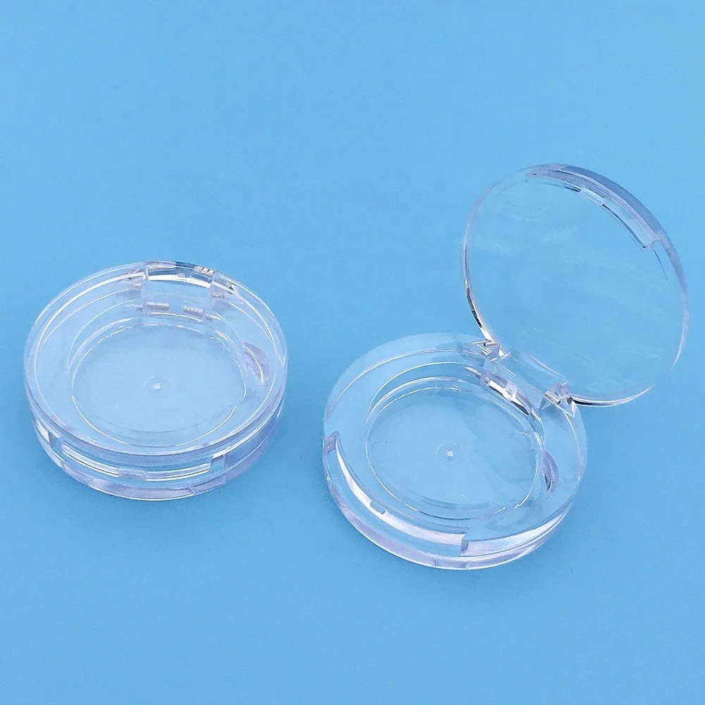 P-Lan Stock Factory Price Small Capacity Single Pan Empty Eyeshadow Palette Case Low MOQ Compact Powder Container Tube Wholesale