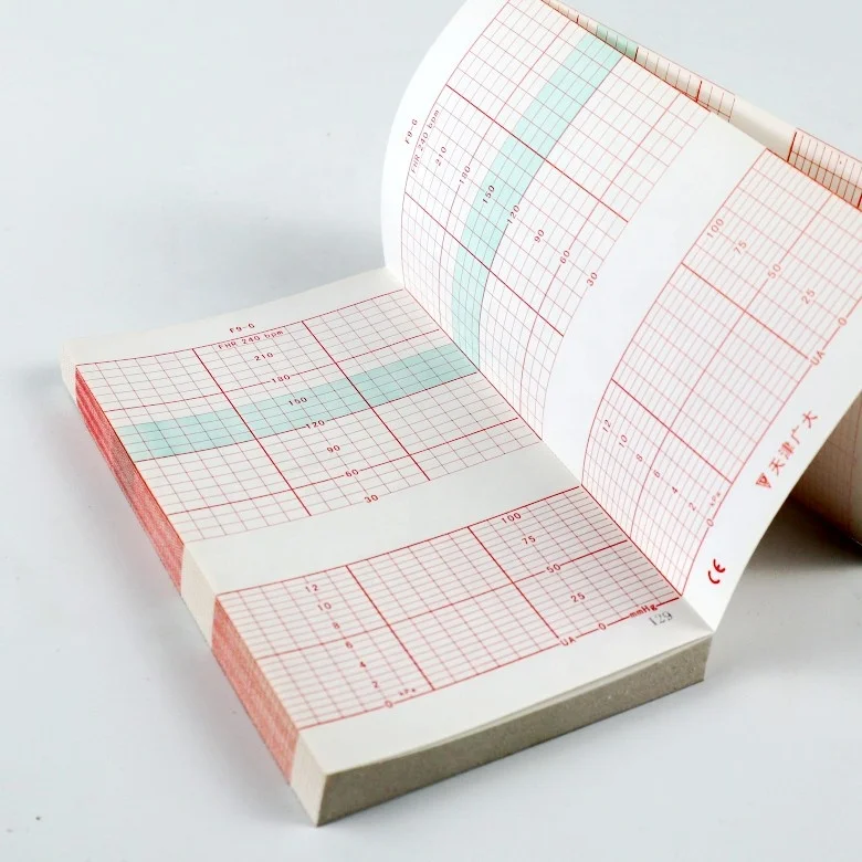 Пользовательские размеры медицинские расходные материалы CTG фетальный монитор бумаги