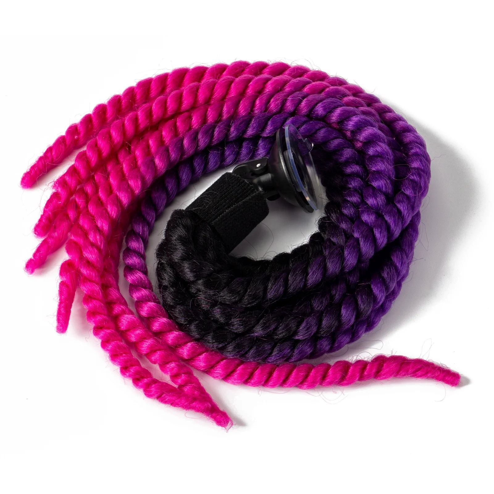 
Helmet Hair Ponytail Curly Braid Pigtails Ponytails Accessory with Suction Cup for Motorcycle Bike Cycling Outdoors Helmets 