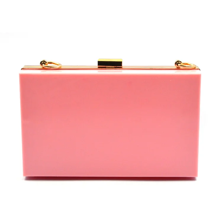 
Hot Sell handbags candy color acrylic transparent purse clutch evening party bags for women 