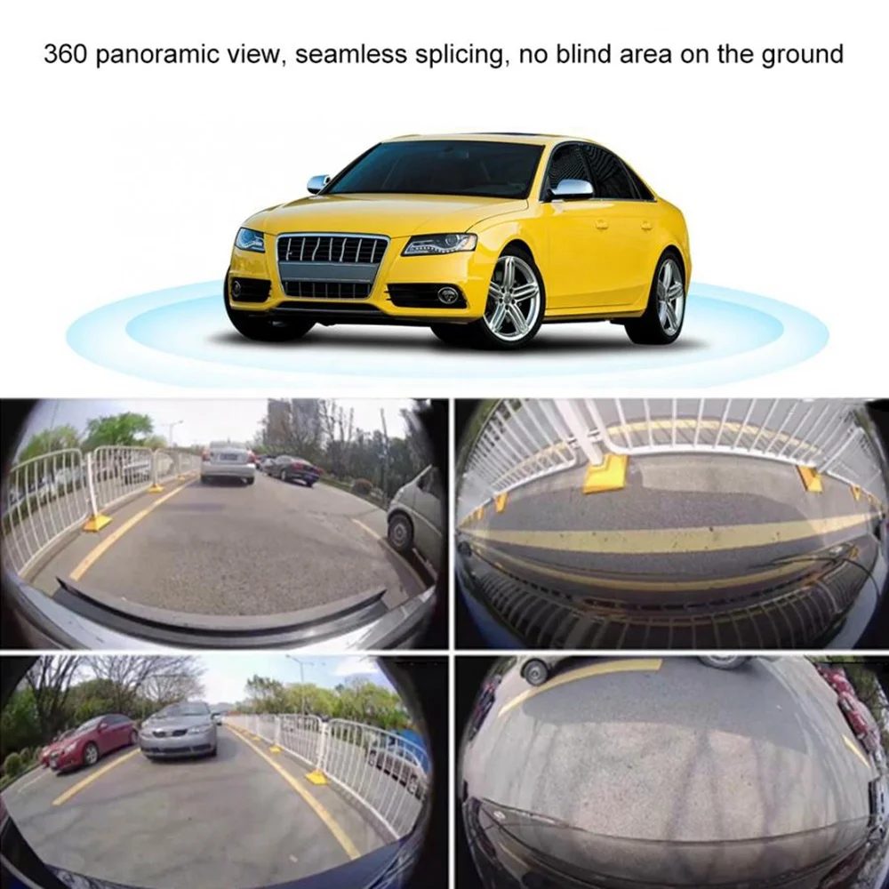 1080P HD 360 градусов система объемного обзора с видом от птицы панорамного полным обзором