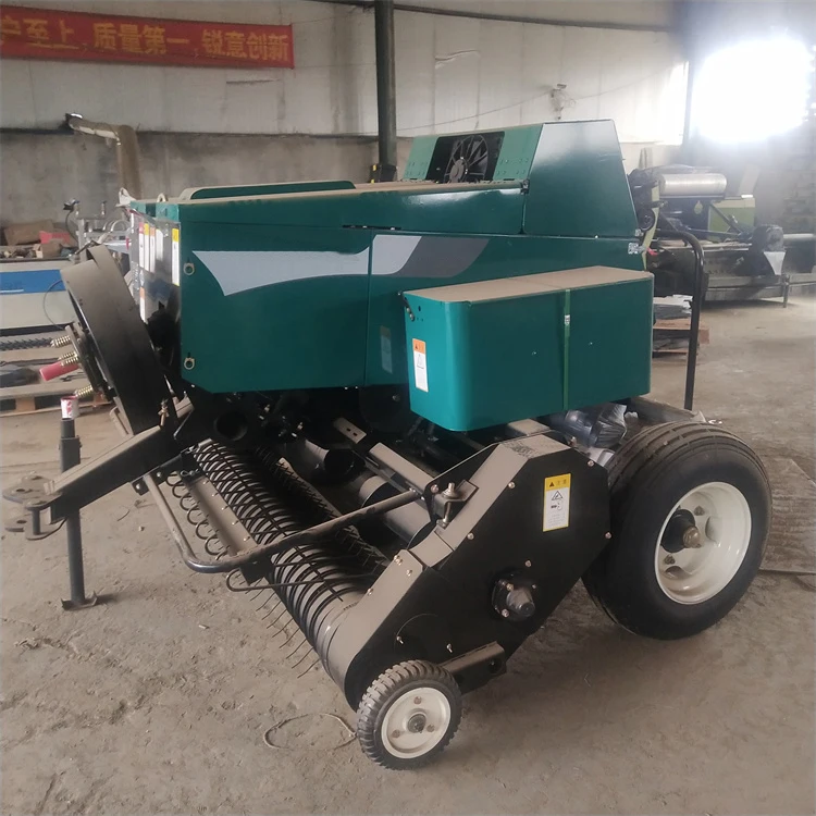 Tractor Grass Press Baling Baler Hay Straw Grass Press Machine