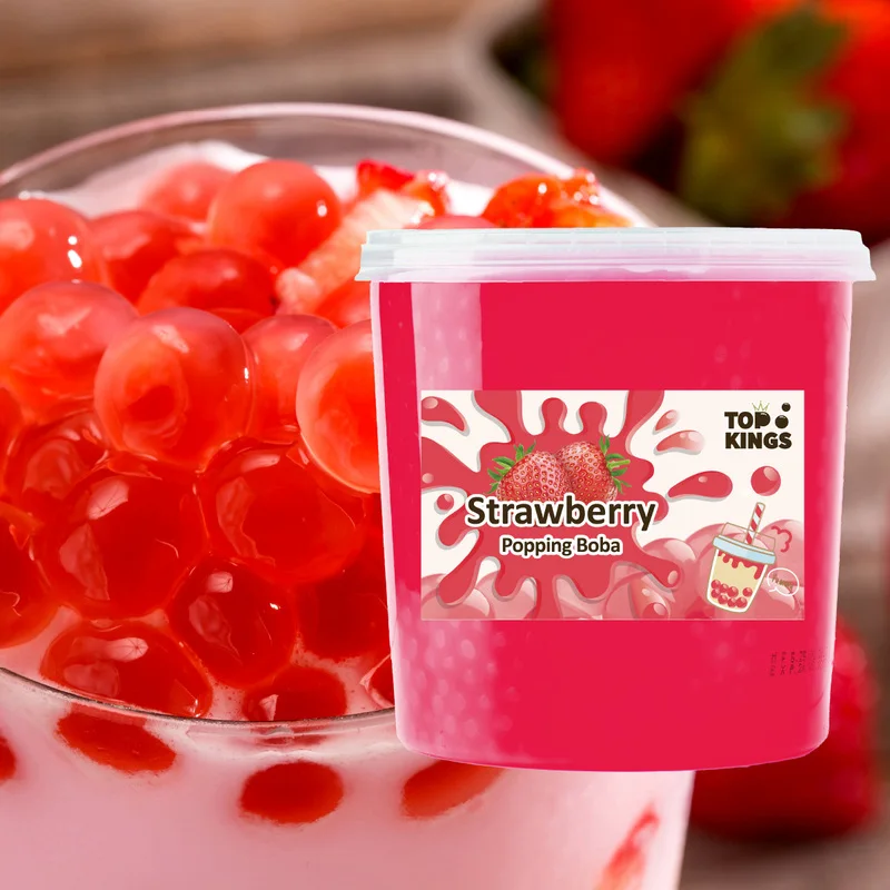 Strawberry Popping Boba boba popping pearls