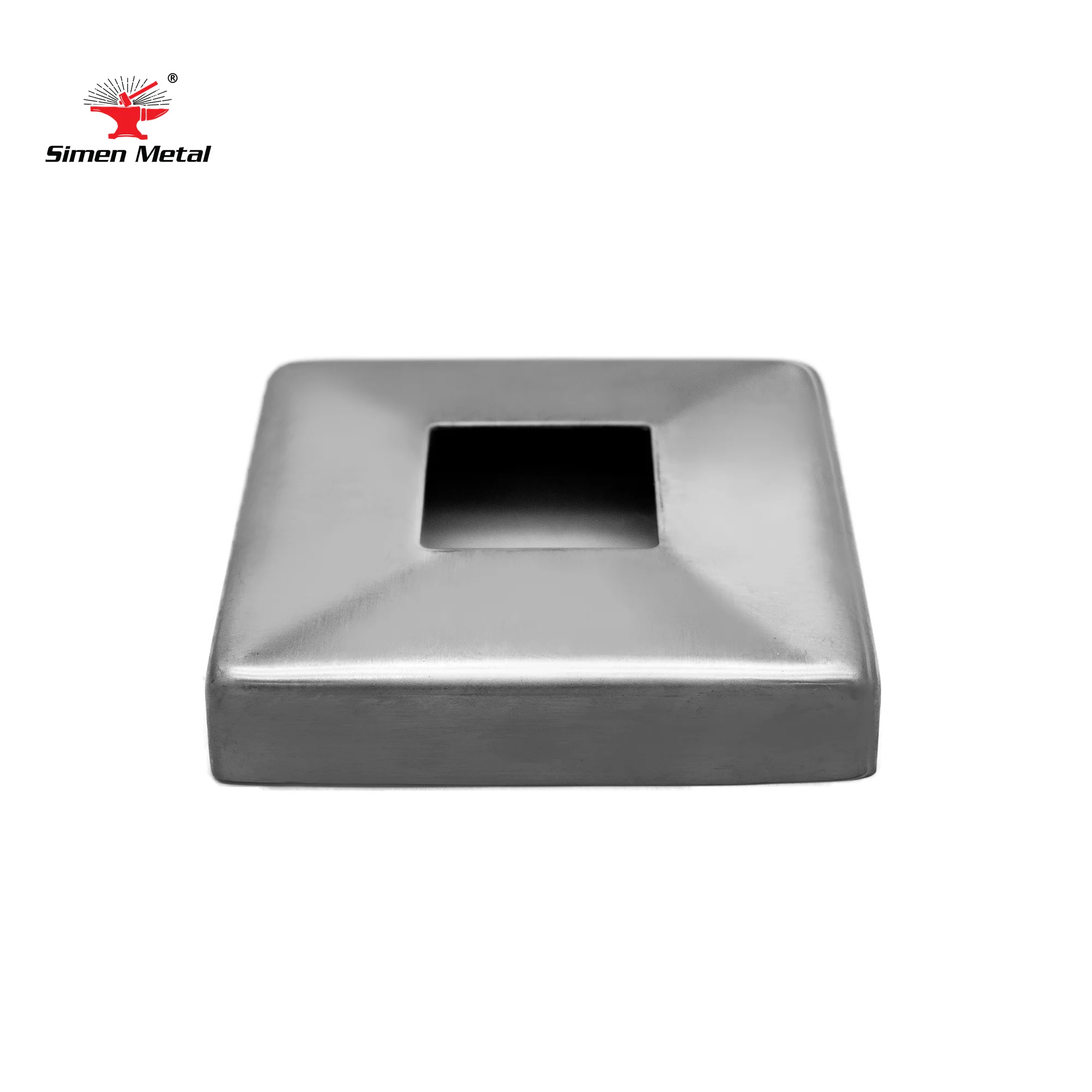 Balustrade stainless steel handrail square base plate cover stainless steel accessories for stair handrails